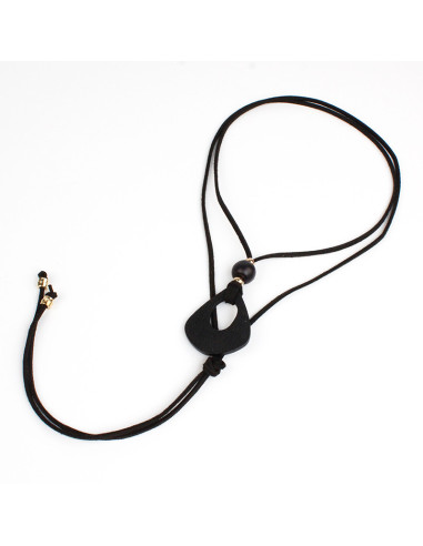 Collar de Gamuza Black Wood