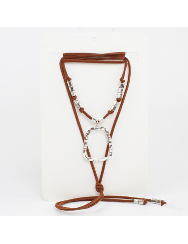 Collar de Gamuza Silver Trend