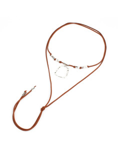 Collar de Gamuza Silver Trend