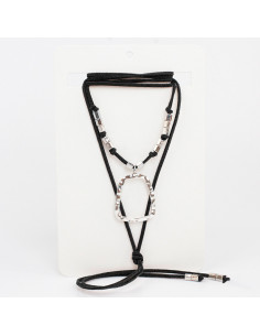 Collar de Gamuza Silver Trend