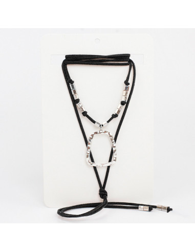 Collar de Gamuza Silver Trend