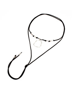 Collar de Gamuza Silver Trend