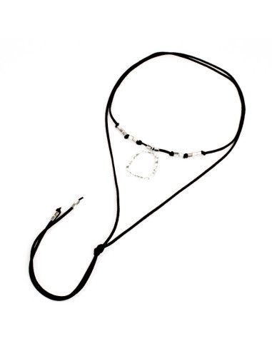 Collar de Gamuza Silver Trend