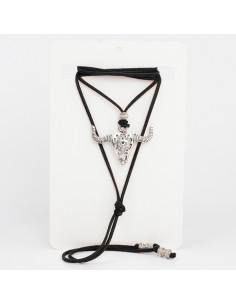 Collar de Gamuza Silver Bull