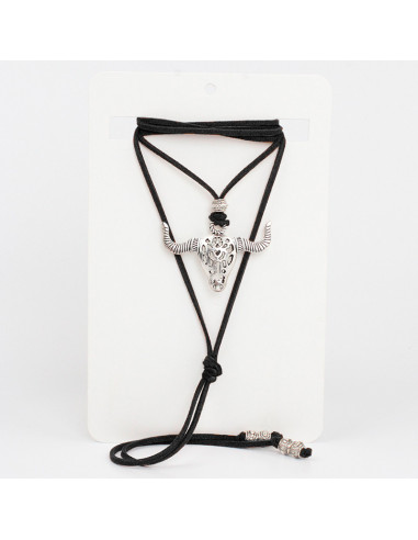 Collar de Gamuza Silver Bull