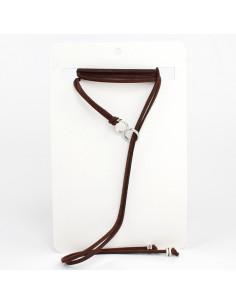 Collar Corbatero de Gamuza Double Circle