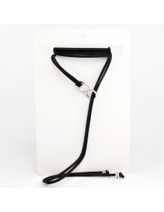 Collar Corbatero de Gamuza Double Circle