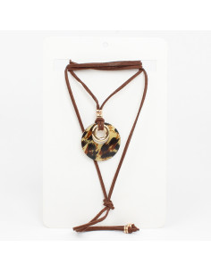 Collar de Gamuza Duo Color