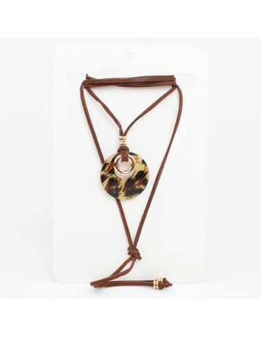 Collar de Gamuza Duo Color