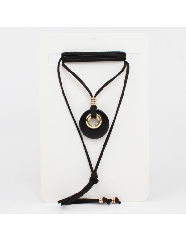 Collar de Gamuza Duo Color