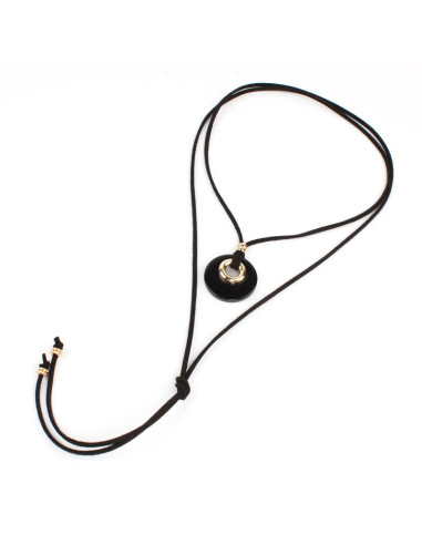 Collar de Gamuza Duo Color