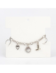 Pulsera Multicharms Silver Cowgirl