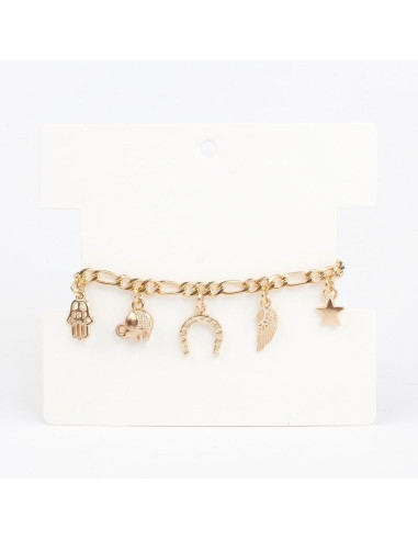 Pulsera Multicharms Golden Luck