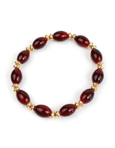 Pulsera Elástica Oval Glass