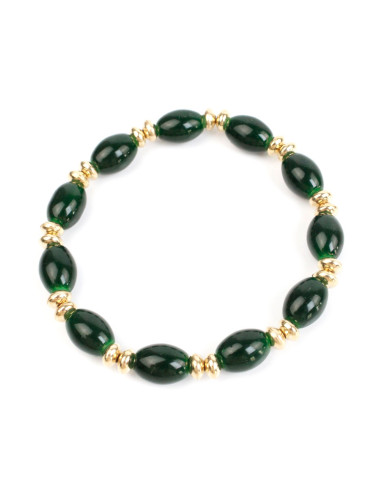 Pulsera Elástica Oval Glass
