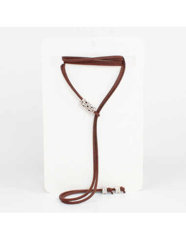 Collar Corbatero de Gamuza Boho Piece