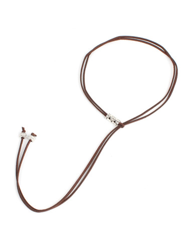 Collar Corbatero de Gamuza Boho Piece