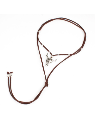 Collar de Gamuza Boho Buffalo