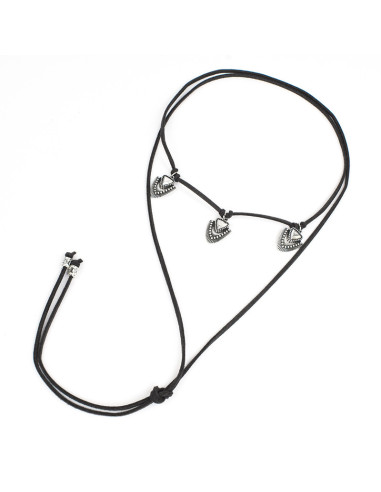 Collar de Gamuza Boho Three
