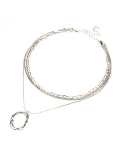Collar de Cadenas Organic Oval