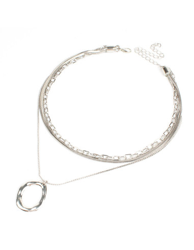 Collar de Cadenas Organic Oval