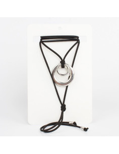 Collar de Gamuza Crystal Black