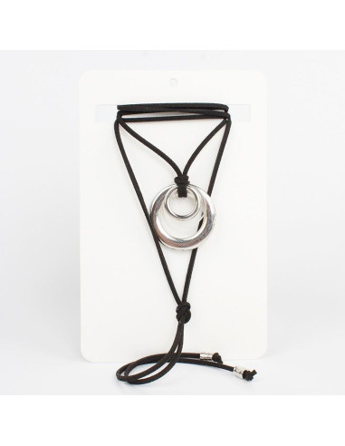 Collar de Gamuza Crystal Black