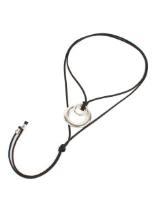 Collar de Gamuza Crystal Black