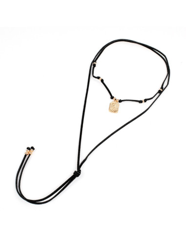 Collar de Gamuza Golden Fortune