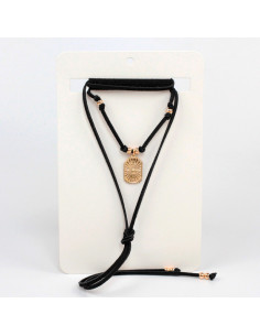 Collar de Gamuza Golden Fortune