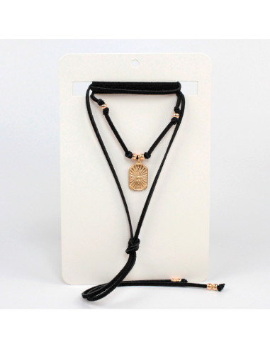 Collar de Gamuza Golden Fortune