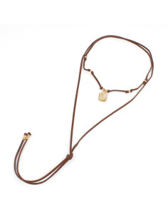 Collar de Gamuza Golden Fortune