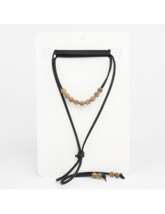 Collar de Gamuza New Gold Boho
