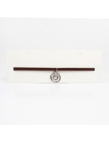 Choker de Gamuza Spiral