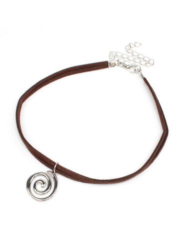 Choker de Gamuza Spiral