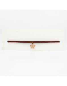 Choker de Gamuza Spiral Star