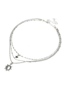 Collar de Cadenas Moon and Star
