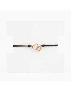 Pulsera de Hilo Duo Hearts