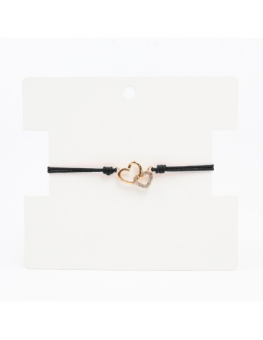 Pulsera de Hilo Duo Hearts