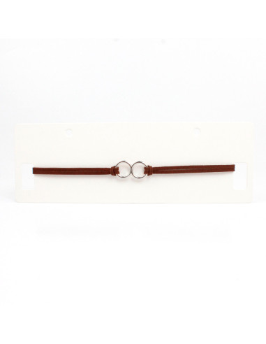 Choker de Gamuza Two Piece