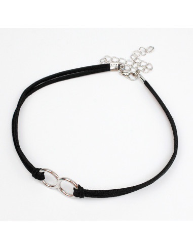 Choker de Gamuza Two Piece