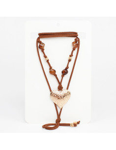 Collar de Gamuza Caramel Love