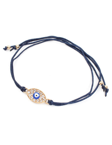 Pulsera de Hilo Shiny Blue Eye