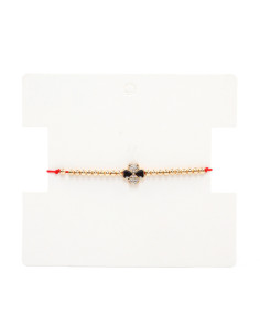 Pulsera de Hilo Shiny Clover