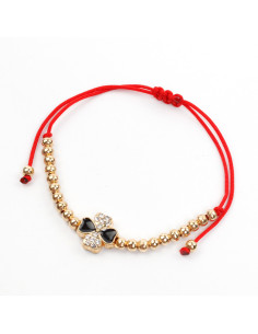 Pulsera de Hilo Shiny Clover