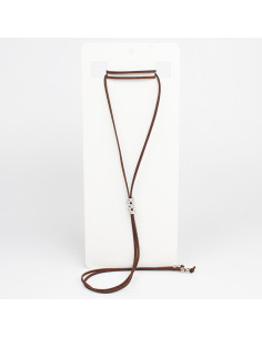 Collar Corbatero de Gamuza Indie Suede
