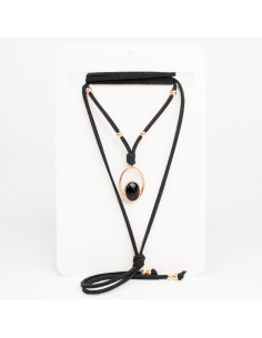 Collar de Gamuza Golden Black