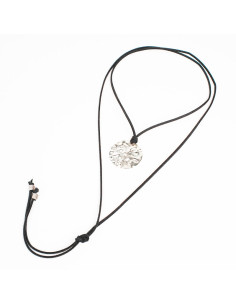 Collar de Gamuza Textured Circle