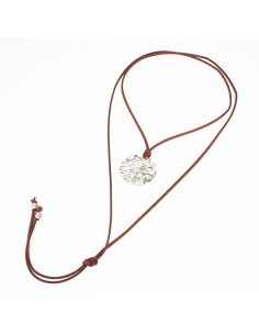 Collar de Gamuza Textured Circle