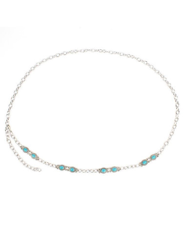 Cinturón de Cadena Boho Turquise
